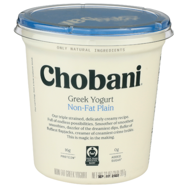 Chobani Non-Fat Plain Greek Yogurt