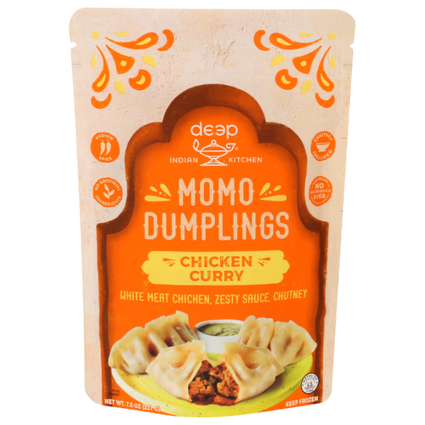 Deep Indian Kitchen Chicken Curry Momo Dumplings