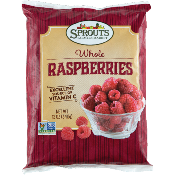 Sprouts Frozen Whole Raspberries
