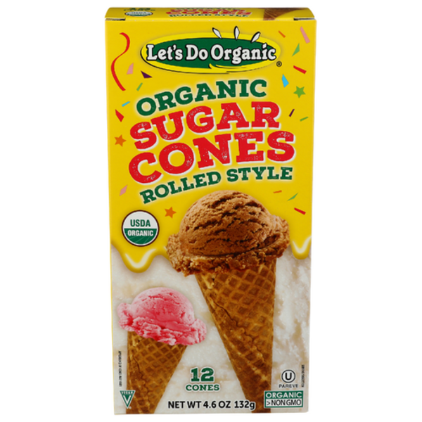 Let's Do Organic Organic Sugar Cones