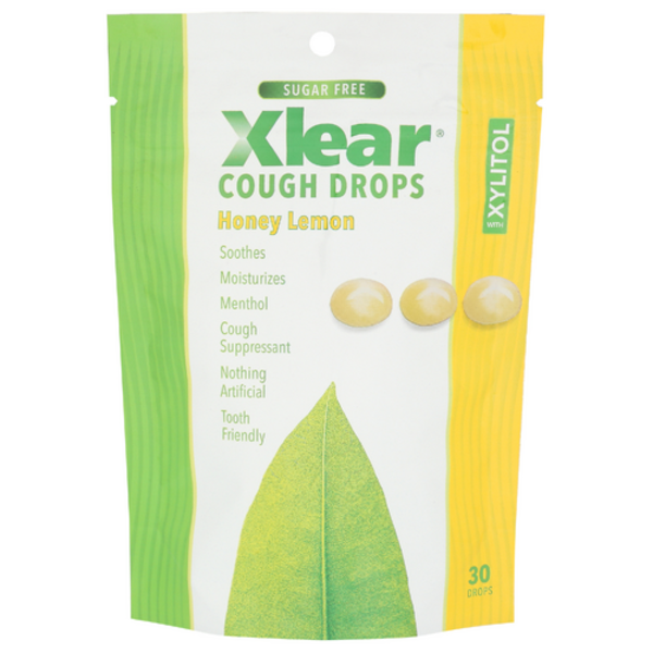 Xlear Sugar Free Honey Lemon Cough Drops