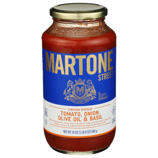 Martone Street Campagna Marinara Tomato, Onion, Olive Oil & Oregano Pasta Sauce