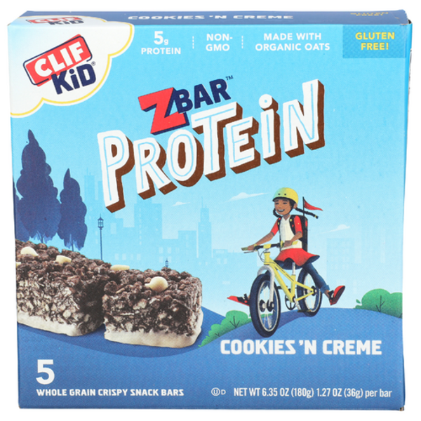 Clif Kid Organic Cookies And Cream Z Bar 5 Pack
