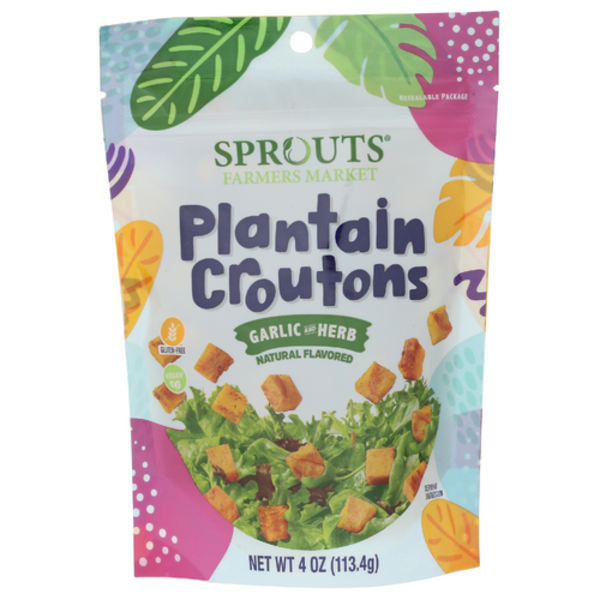 Sprouts Garlic And Herb Plantain Croutons