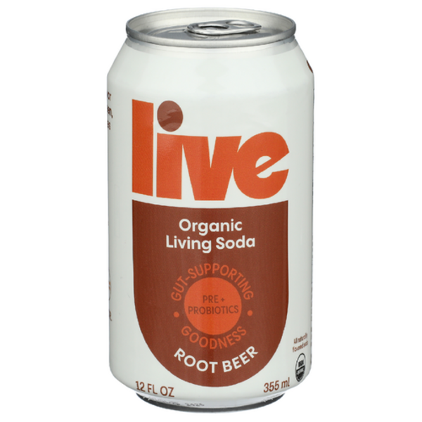 Live Soda Organic Root Beer Living Soda