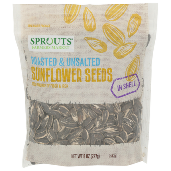 Sprouts Roasted & Unsalted In Shell Sunflower Seeds