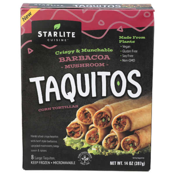 Starlite Plant Based Barbacoa Mushroom Taquitos