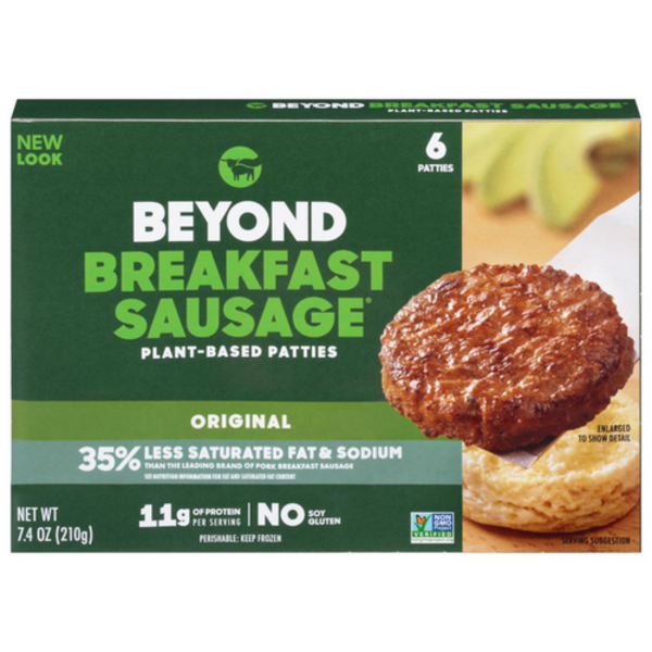 Beyond Meat Plant-Based Original Breakfast Sausage Patties