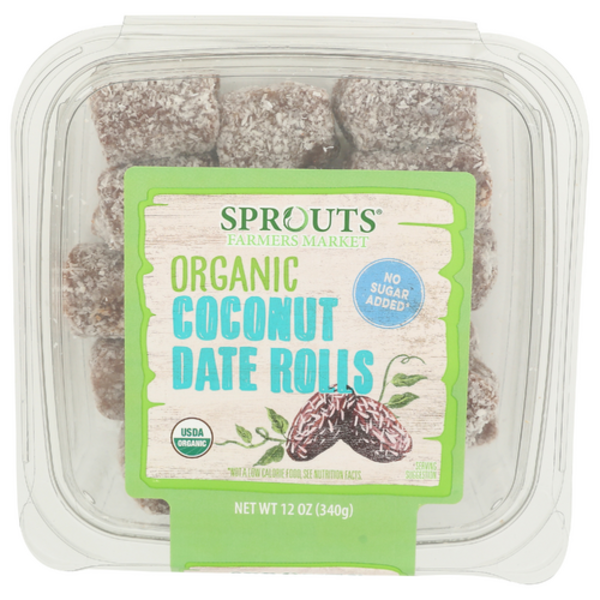 Sprouts Organic Coconut Date Roll