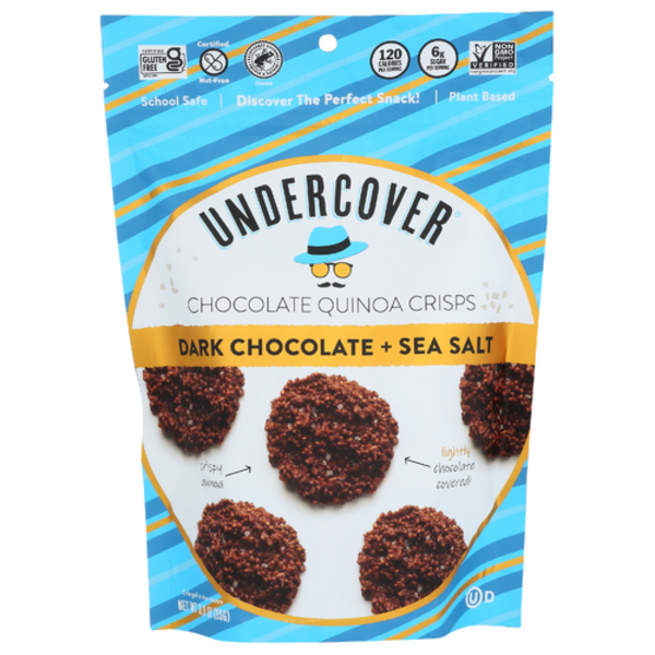 Undercover Quinoa Dark Chocolate & Sea Salt Quinoa Crisps