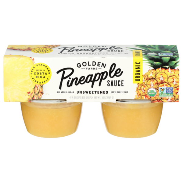 Golden Farms Organic Pineapple Sauce 4 Pack