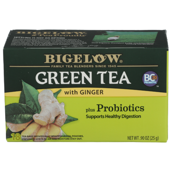 Bigelow Green Tea With Ginger Probiotics