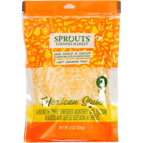 Sprouts Mexican Style Shredded Cheese
