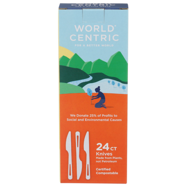 World Centric Corn Starch Knives