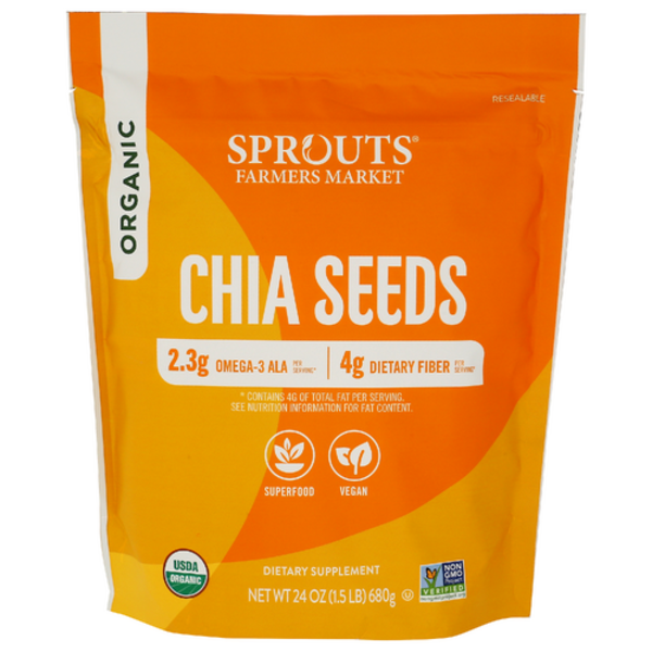 Sprouts Organic Chia Seeds